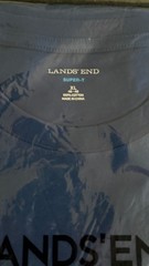 Lands’ End Men’s Super-T Size XL 46-48 Short Sleeve T-Shirts – New Lot Of Four