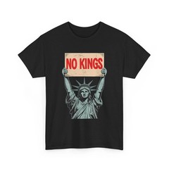 No Kings Statue Of Liberty Vintage Graphic Tee Unisex Cotton Gift