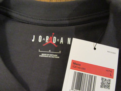 Nike Air Jordan Bike Air Tee T-Shirt Size Large Anthracite IQ8148 060 Brand New