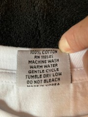 MEN’S 3XL T SHIRT WHITE 100% COTTON SUPER HEAVYWEIGHT 13oz. CREW NECK