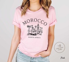 Morocco Shirt Travel Gift for North Africa Trip Lovers Souvenir Tee