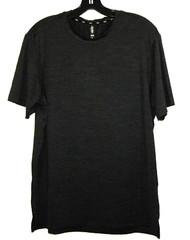 Legend T-Shirt men L Gray Crew Short Sleeve
