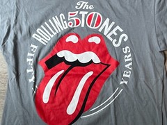 4 Rolling Stones Band Logo T-Shits, Bigger Bang Zip Code Tour MoMA 50 Years USED