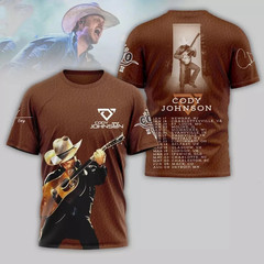 Co.dy John.son Tour 2025 All Over Print 3D T-Shirt For Fan Gifts S-5XL VA677