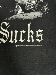 Fashion Victim Shirt Size XL 1990s Vampire “Love Sucks” Single Stitched USA