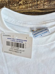 NEW Crazy Shirts Painted Parrot Key West Long Sleeve T-Shirt White Cotton Mens S