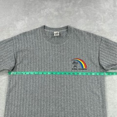 Vintage Cal Cru Shirt Mens Large Grey Maui Rules Graphic Tee Hawaii Surf 90s