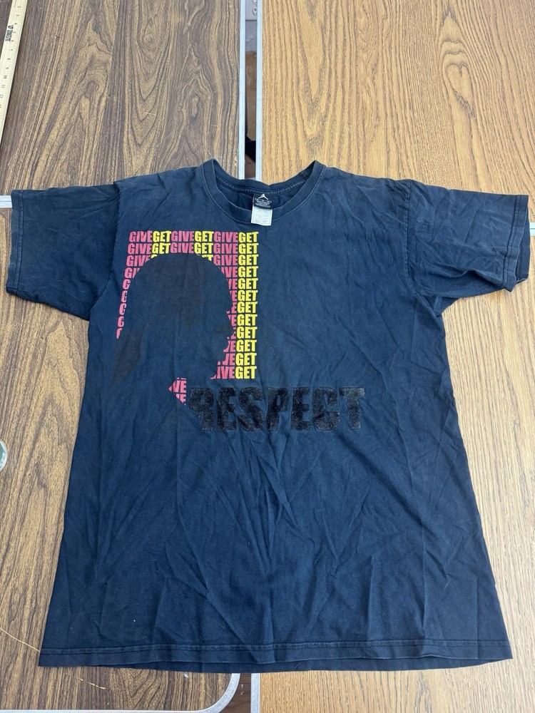 Vintage Nike Michael Air Jordan Give Respect Get Respect Jumpman T-Shirt XL