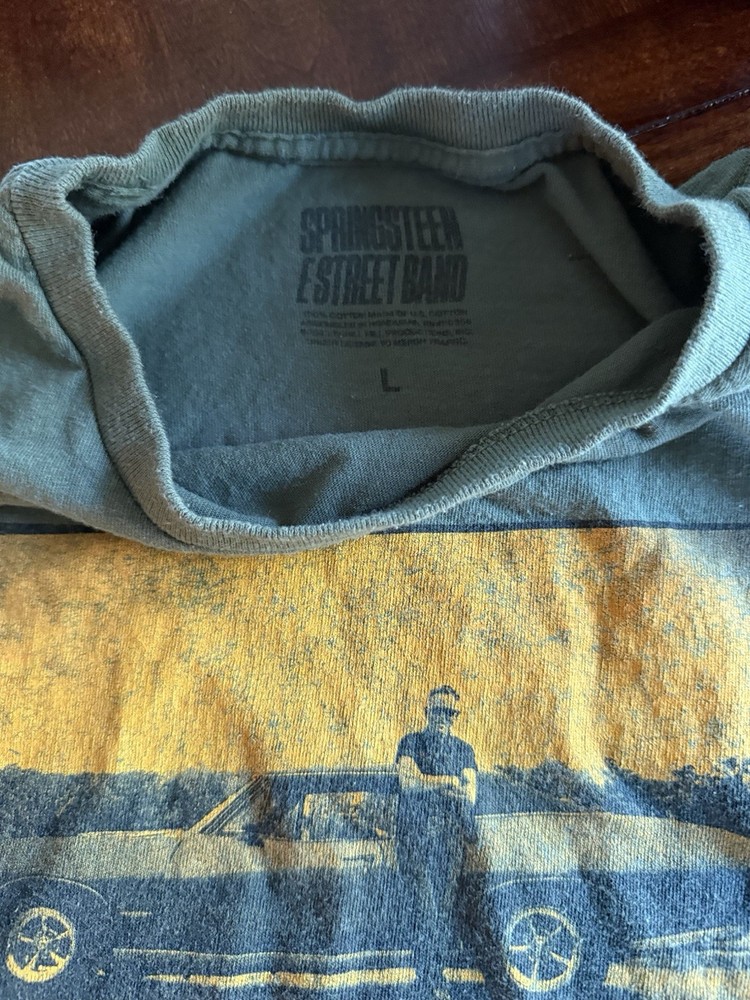 Springsteen E Street Band Tour Graphic Mens T-Shirt Lot L XL Various Brands