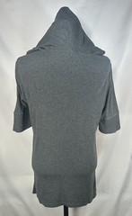 Calvin Klein Cotton Pullover Drawstring Hoodie Mens Gray 2XL