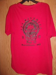 Hamilton OH AMVETS 1993 1st district Veterans WW2 Vietnam Korea red 2XL t shirt