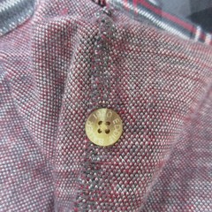 Eddie Bauer Henley Lounge Shirt Mens LT Gray Plaid Cotton Cabincore Lodgewear