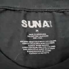 Florida Summer Suna Shirt Mens M Short Sleeve Palm Trees Stars Pullover Black