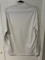 DSG Men’s Cold Weather Compression Crew Neck Top White Base Layer Size Large NWT
