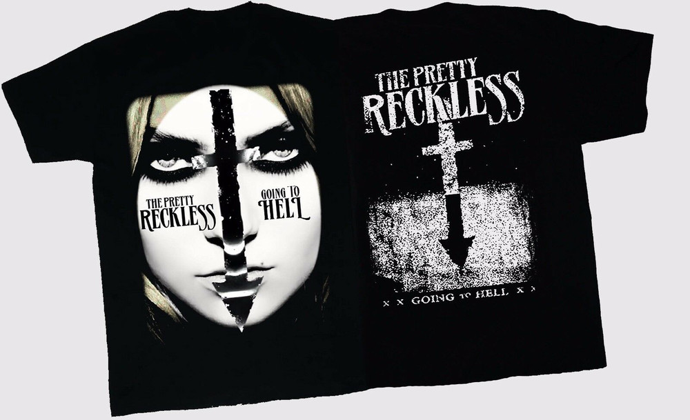 Hot The Pretty Reckless Rock Band T-Shirt S-5XL men Cotton 2 side ur1027