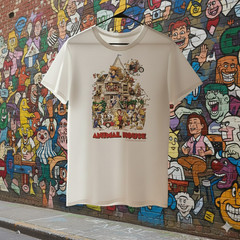 Animal House Movie T-Shirt White Vintage Comedy Film Graphic Tee – T878