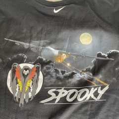 Nike Air Force Falcons AC-130 Spooky Graphic Tee Shirt Men Size M Medium