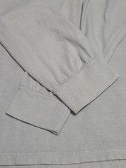 Saint Alfred Tattoo Spell Out Logo Long Sleeve Beige Pullover Shirt SZ XL