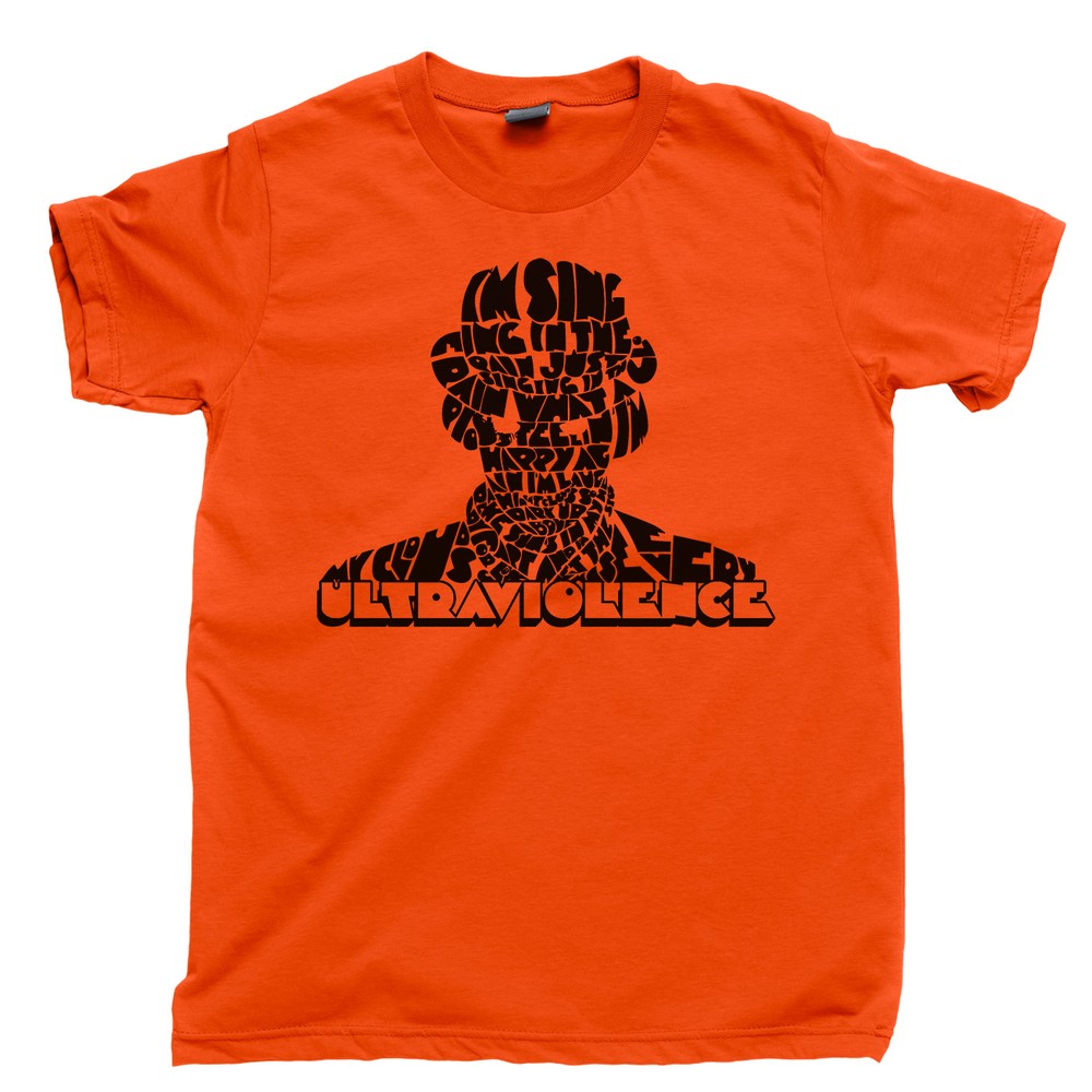 ULTRAVIOLENCE T Shirt Stanley Kubrick A Clockwork Orange Movie Tee Blu Ray DVD