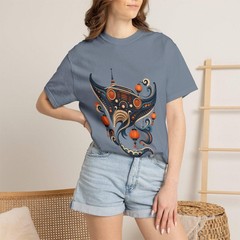 Paper Cut Night Market Radio Manta T-Shirt Graphic