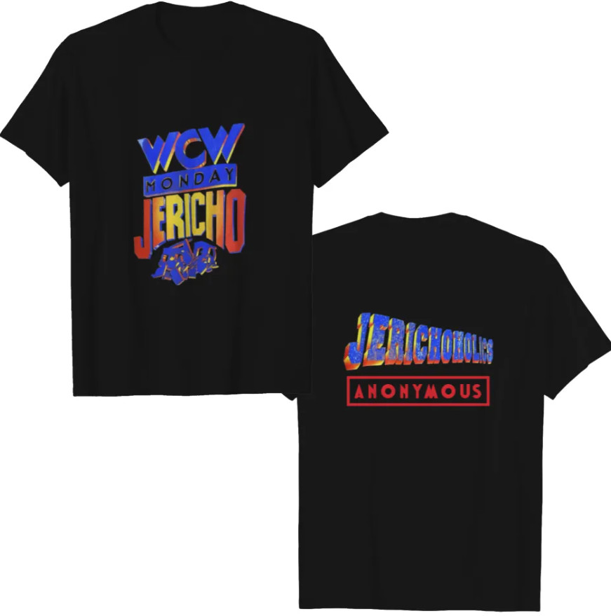 Chris Jericho WW Monday Night Raw Jericholic Mens Black T-Shirt