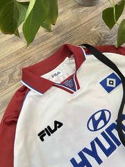 Hamburg 1999 2000 Home Soccer Jersey Football T-Shirt Fila Vintage Size XL-XXL