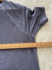 J Crew Mens Performance Henley Shirt Large Gray Lightweight Stretch Casual Tee