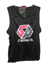 Southpole Mens Large Black Mesh Tank Top Sleeveless Athletic Shirt