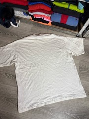 Represent Shark Graphic Flat White Tee Men Size L Large Rare