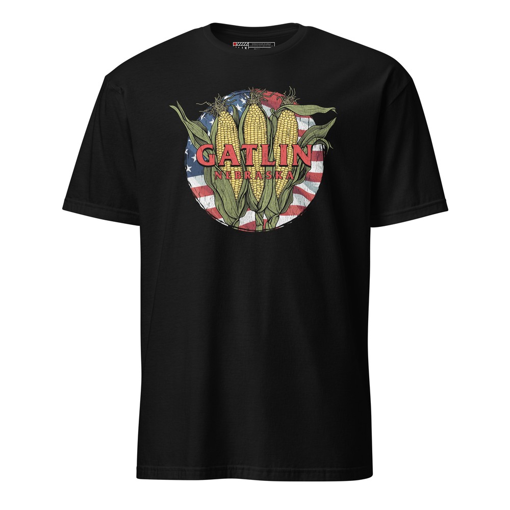 Gatlin T-Shirt Cotton Black Cult Horror 1984 Children of the Corn Fan Art S-3XL