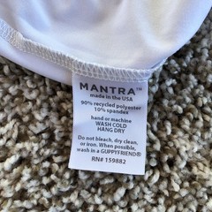 Mantra Performance Polo Shirt Mens 2XL Gray Geometric Stretch Band Collar Golf