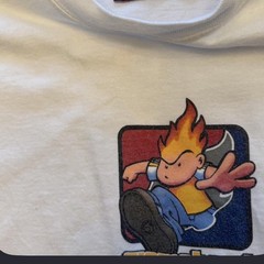 Mens large fits like a smaller medium White vintage 90s JNCO skater tee