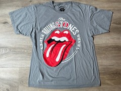 4 Rolling Stones Band Logo T-Shits, Bigger Bang Zip Code Tour MoMA 50 Years USED