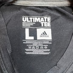 Adidas Ultimate Tee Shirt Mens Large Black SJND Summer Discovery Long Sleeve