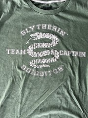 Universal Studios Harry Potter Slytherin Quidditch Captain T-Shirt, Small