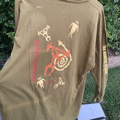 Vintage Anvil UCSD Weight Training & Fitness Long Sleeve T-Shirt XL
