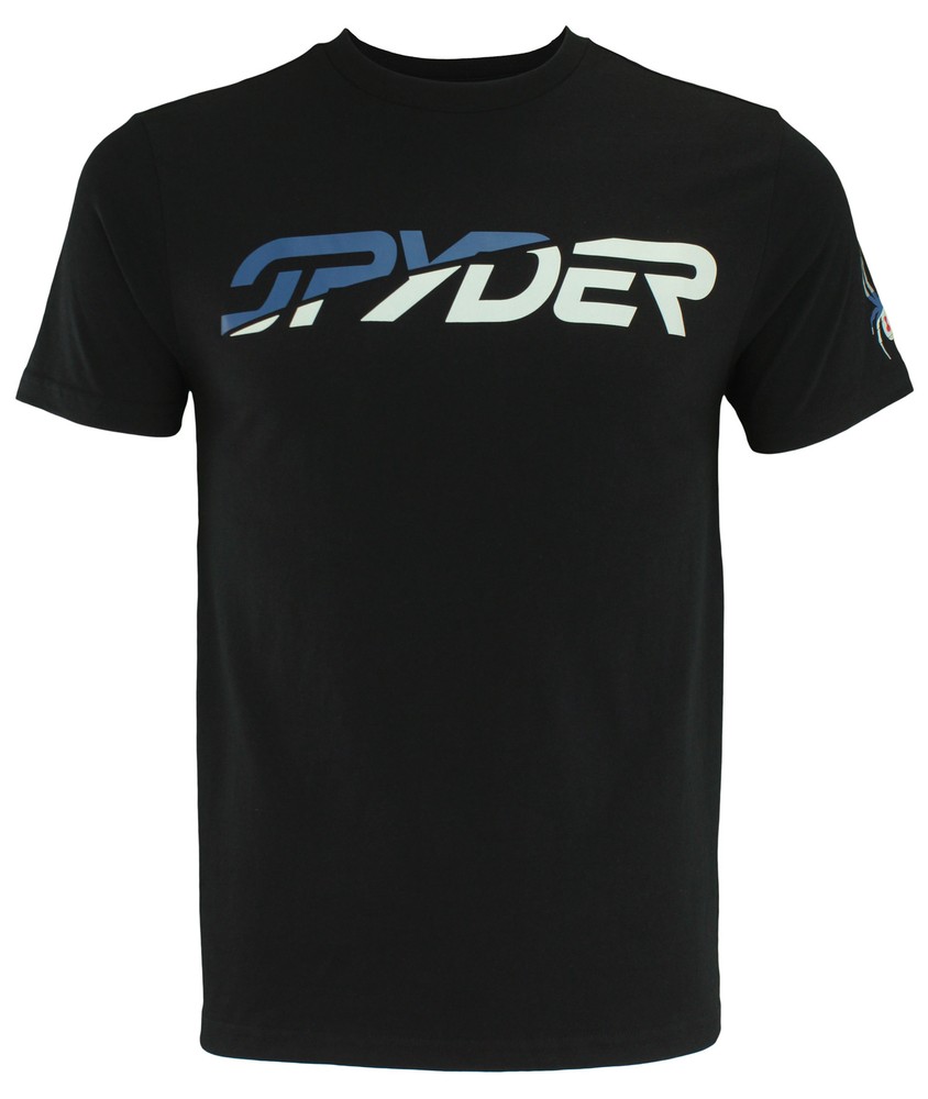 Spyder Men’s Athletic Short Sleeve Graphic Cotton T-Shirt, Color Variation
