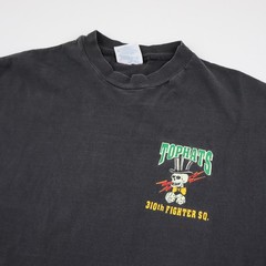 Tophats 310th Fighter Squadron Vintage T Shirt Mens Large Black USAF 90s USA Tee