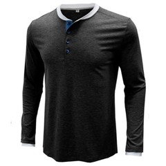 Zonbailon men’s t-shirt crew neck long sleeve men’s inner matching bottom shirt