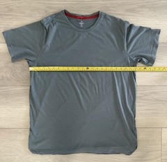 Western Rise Merino Wool Short Sleeve T-Shirt Gray Mens Size XL