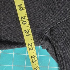 Perry Ellis Men’s Large Charcoal Gray Waffle Knit 100% Cotton Shirt Turkey