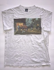 VTG DAVE BARNHOUSE T-Shirt Adult XL Common Ground Tractor Farm Earth Tones 90s