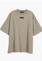 FEAR OF GOD FOG Essentials Oversized LOGO Appliqué HOMESTEAD Heather T-Shirt XXL