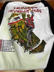 Iron Maiden California Invasion 1985 Raglan S to 3XL