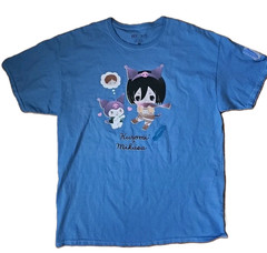 y2k BoxLunch Sanrio Hello Kitty T-Shirt 3X x Attack Titan Kuromi Mikasa 3XL New