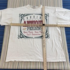 Vintage Antique Person Shirt Mens XL White PK Clothing Co Birthday Tee 1993