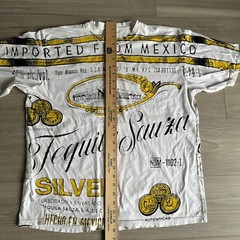 VINTAGE Men’s Sauza Tequila T-shirt – Size Large – Imported From Mexico VTG AOP