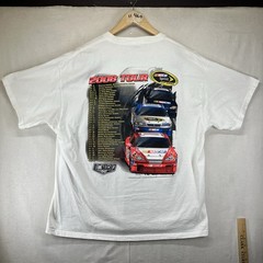 Vintage Y2K Mens Car T Shirt XL NASCAR 2008 Sprint Cup Series 60 Years EUC