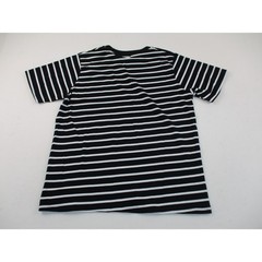 Revenge Shirt Mens Medium Black White Striped Outline Logo