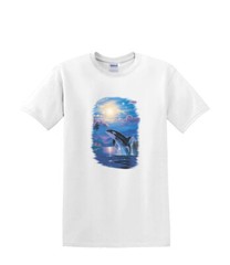 T-shirt small to 3xL – ORCA whale JOYFUL time sealife resort beach nautical fun
